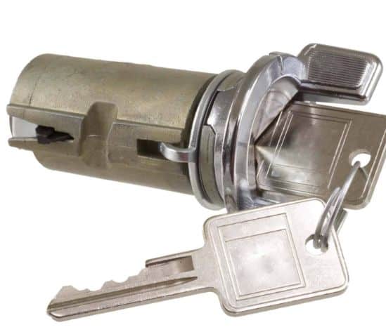 Lock Ignition: 78-1988 w/ Keys - Chrome